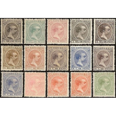 1890 ED. Puerto Rico 71/85 *