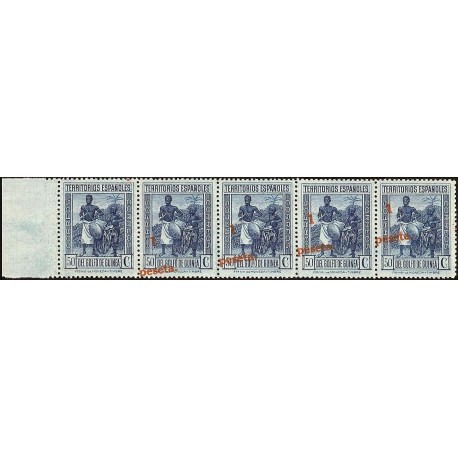 1936 ED. Guinea NE 12dh/12dhph ** [x5]