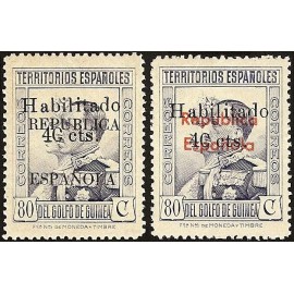 1939 ED. Guinea 254hza/255hza **
