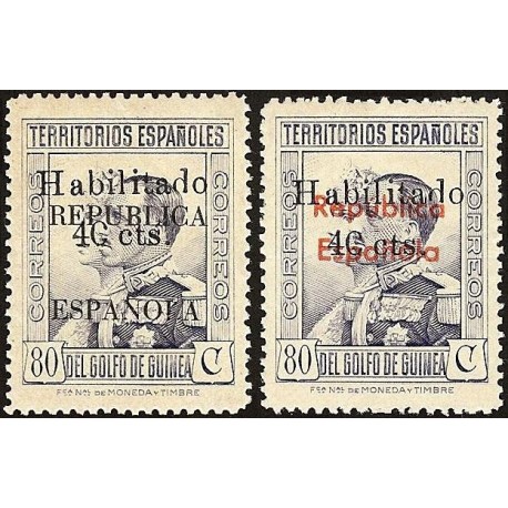 1939 ED. Guinea 254hza/255hza **