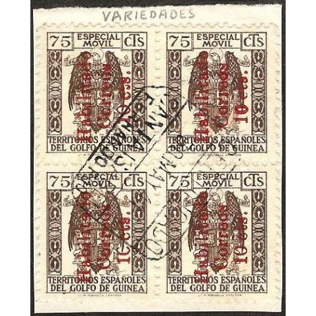 1940 ED. Guinea 259C/259Ch us [x4]