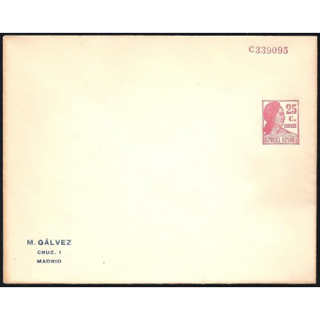 1932-1936 ED. 096 * Enteros Postales Privados