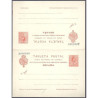 1910 ED. Tarjetas Entero Postales 54c *