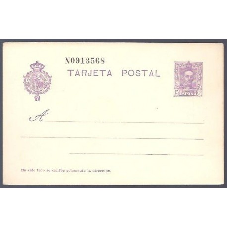 1925 ED. Tarjetas Entero Postales 57n *