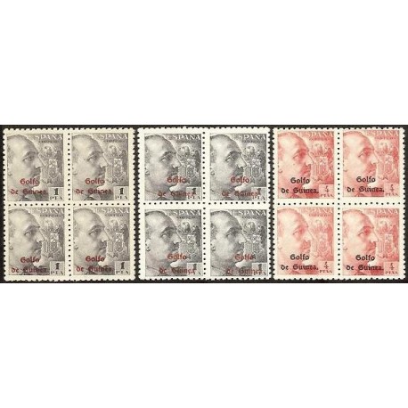 1942 ED. Guinea 269/269he, 270 ** [x4]