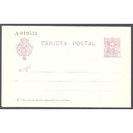 1925 ED. Tarjetas Entero Postales 57NRca *