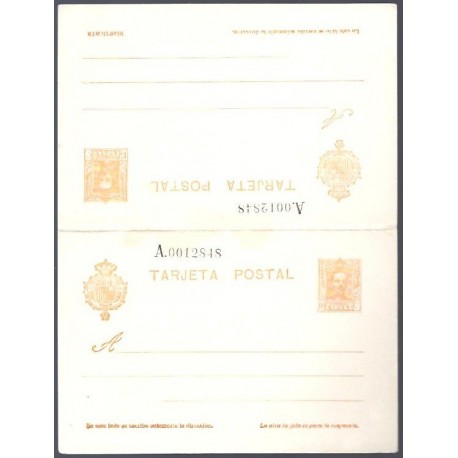 1925 ED. Tarjetas Entero Postales 58ca *