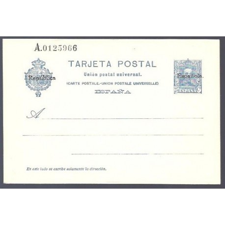 1931 ED. Tarjetas Entero Postales 62c *