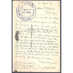 1931 ED. Tarjetas Entero Postales 68A us