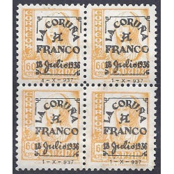 1937 ED. ELP La Coruña 01/09 (*) [x4]