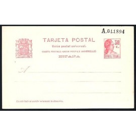 1933 ED. Tarjetas Entero Postales 72 *