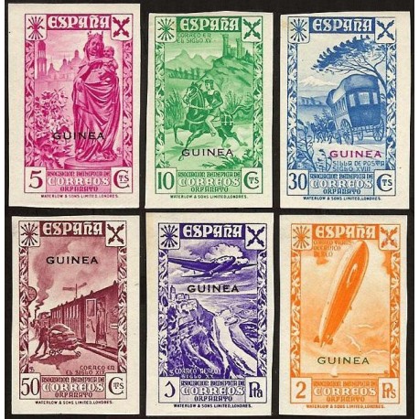 1938 ED. Guinea Beneficencia 1s/6s *