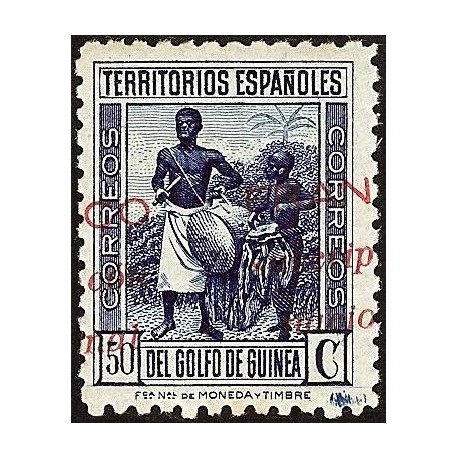 1937 ED. Guinea Locales 13hdh **