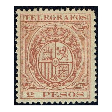 1890 ED. Filipinas Telégrafos 33 * (2)