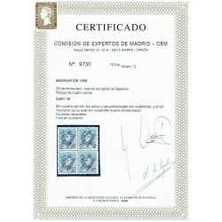 1908 ED. Marruecos 28 ** [x4]