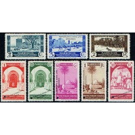 1935 ED. Marruecos 148Ma/151Ma, 157Ma/160Ma **