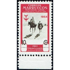 1954 ED. Marruecos 396id **