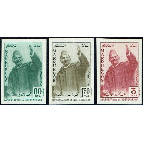 1957 ED. Marruecos Reino Independiente 21s/23s **