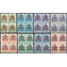 1917 ED. Marruecos Telégrafos 9N/16N ** [x4]