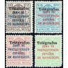 1937 ED. Marruecos Telégrafos 41A/41D *