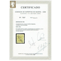 1908 ED. Marruecos 22hx **