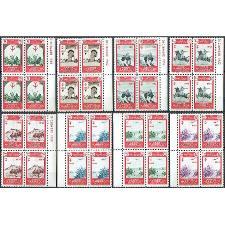 1952 ED. Marruecos 361/368 ** [x4]