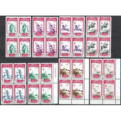 1953 ED. Marruecos 374/381 ** [x4]