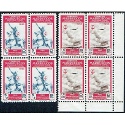 1953 ED. Marruecos 374/381 ** [x4]