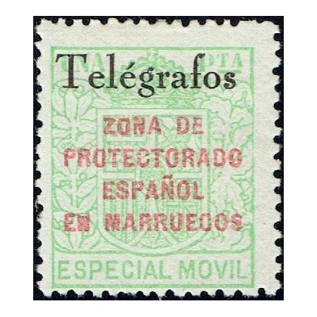 1935 ED. Marruecos Telégrafos 34C *