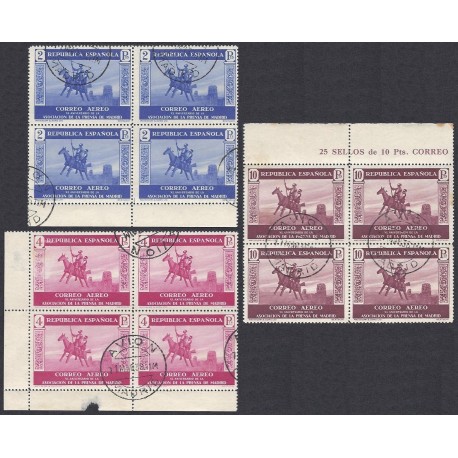 1936 ED. 723/725 us [x4]