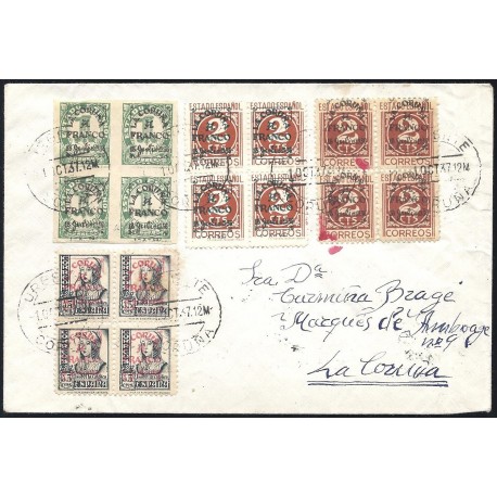 1937 ED. ELP La Coruña 01/03 [x4], 06 [x4] us