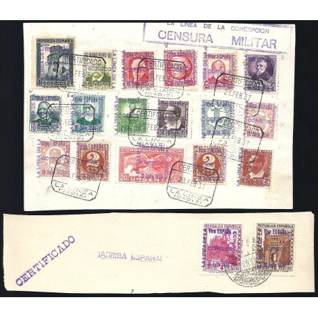 1936 ED. ELP La Línea de la Concepción 01/08, 11/15, NE1/2, NE4, NE7A us