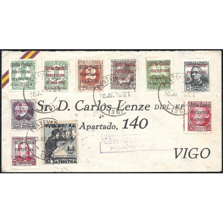 1936 ED. ELP Pontevedra 02, 02hcc, 05, 06hcc/09hcc, 10, 12 us