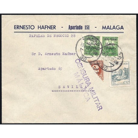 1937 ED. ELP Málaga 08 [x0.5], 12 [x2] us