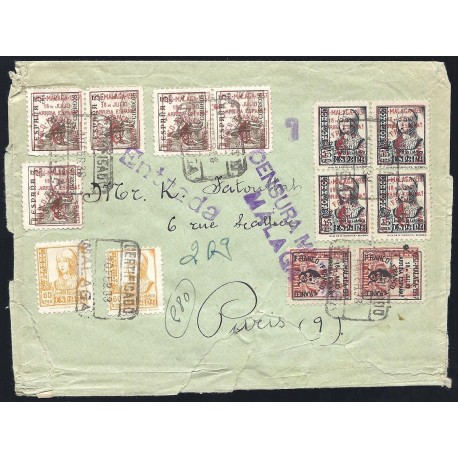 1937 ED. ELP Málaga 41 [x5], 43 [x4], 44 [x2] us