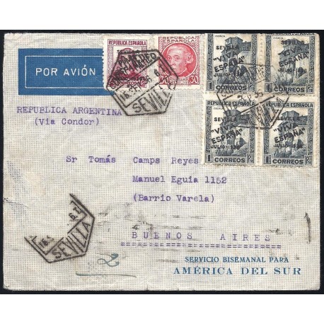 1936 ED. ELP Sevilla 07, 13 [x4] us