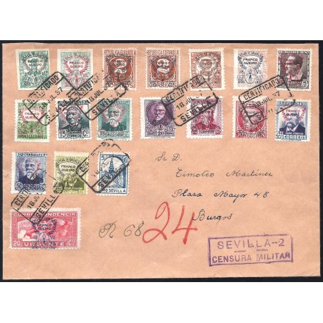 1937 ED. ELP Sevilla 30/35, 37/41, 43/46, 48, 52 us (2)