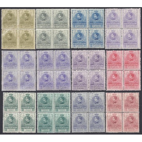 1912 ED. Telégrafos 47/54 ** [x4]