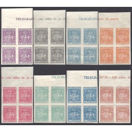 1932 ED. Telégrafos 68nas/75nas ** [x4]