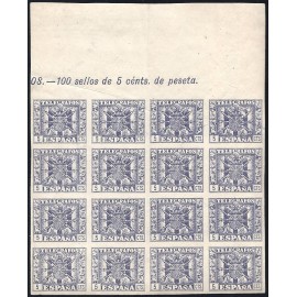 1940 ED. Telégrafos 76s ** [x16]