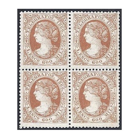 1869 ED. Telégrafos 28 * [x4]