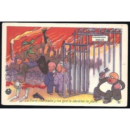Tarjeta Postal - Sátiras Antimarxistas