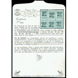 1942-1945 ED. Barcelona - Telégrafos 17A/17F **