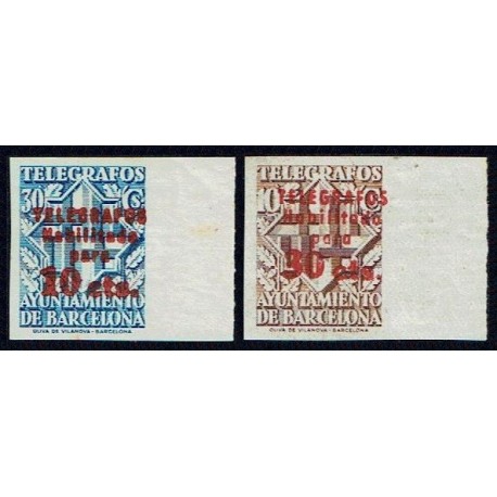 1942-1945 ED. Barcelona - Telégrafos 18hccs/20hccs **