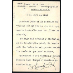 Tarjeta Postal - 1er Cuerpo Ejército Comisariado [2]
