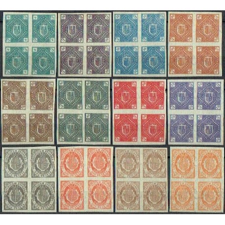 1875 ED. Andorra NE 1s/12s (*) [x4]