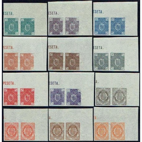 1875 ED. Andorra NE 1s/12s (*) [x2]