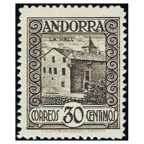 1929 ED. Andorra 21 *