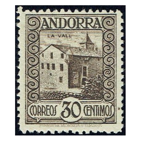 1929 ED. Andorra 21 * (3)