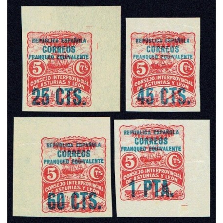 1937 ED. Asturias 08s/11s (*)